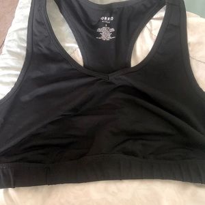 TORRID BLACK SPORTS BRA SIZE 2